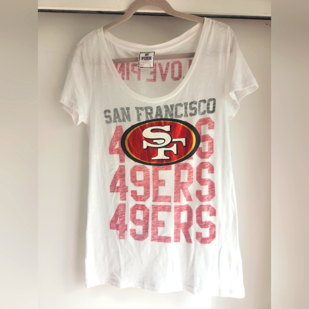 Victoria's Secret Pink San Francisco 49ers Tee Vintage